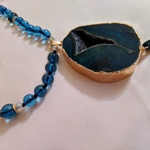 💙NWT Karma Bella Genuine Stone Long Necklace💙